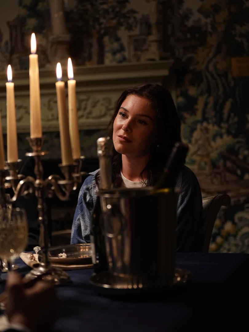 Coco Taylor as Fran in Murder at Macintosh Manor