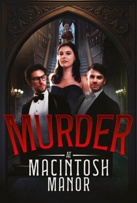 Murder at Macintosh Manor series poster